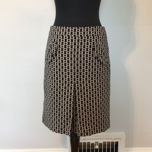 Ann Taylor LOFT Chain Print Professional Skirt, 2